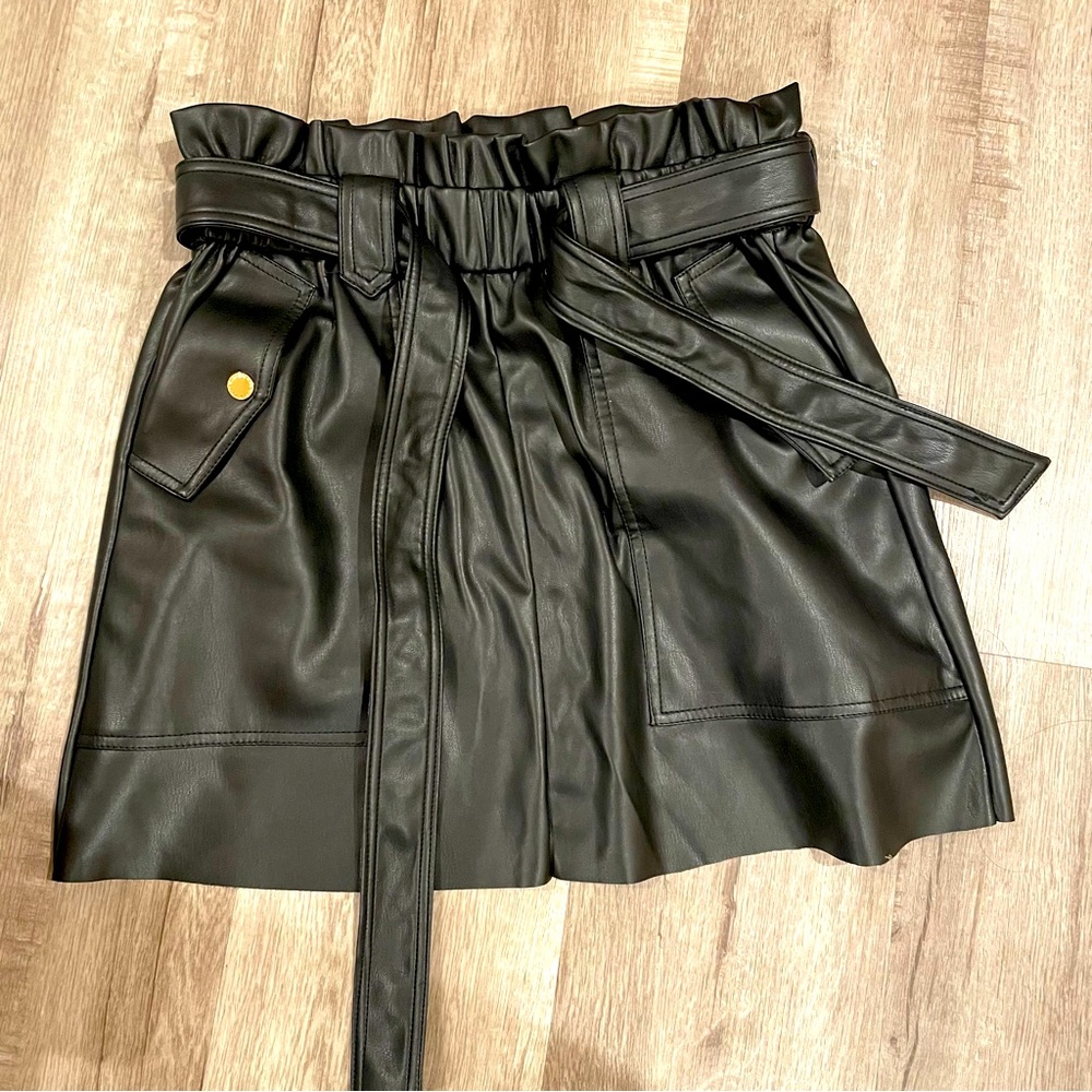 NWOT!! Marc New York Faux leather skirt
